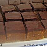 recette Carrés chocolat - noisettes - orange