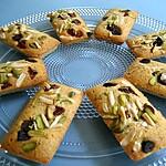 Moules : recette financier aux fruits secs