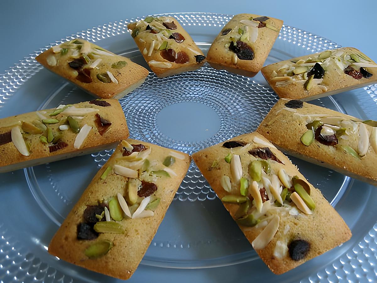 recette financier aux fruits secs