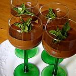 recette mousse creme choco menthe sans sucre