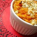 recette Sweet potato casserole - Soufflés à la patate douce et au chèvre