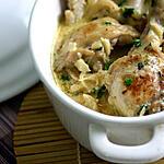 recette Poulet à la crème