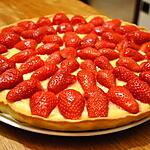 recette Tarte aux fraises et à la crème patissière à la vanille