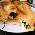 recette Feuilleté chevre saumon creme au bleue