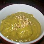 recette soupe glacée ptits pois coco au sésame