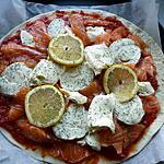 recette Pizza au saumon frais