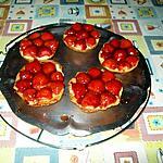 recette Mes tartelettes à la fraise