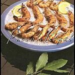 recette Gambas Grillées (Micro-ondes)