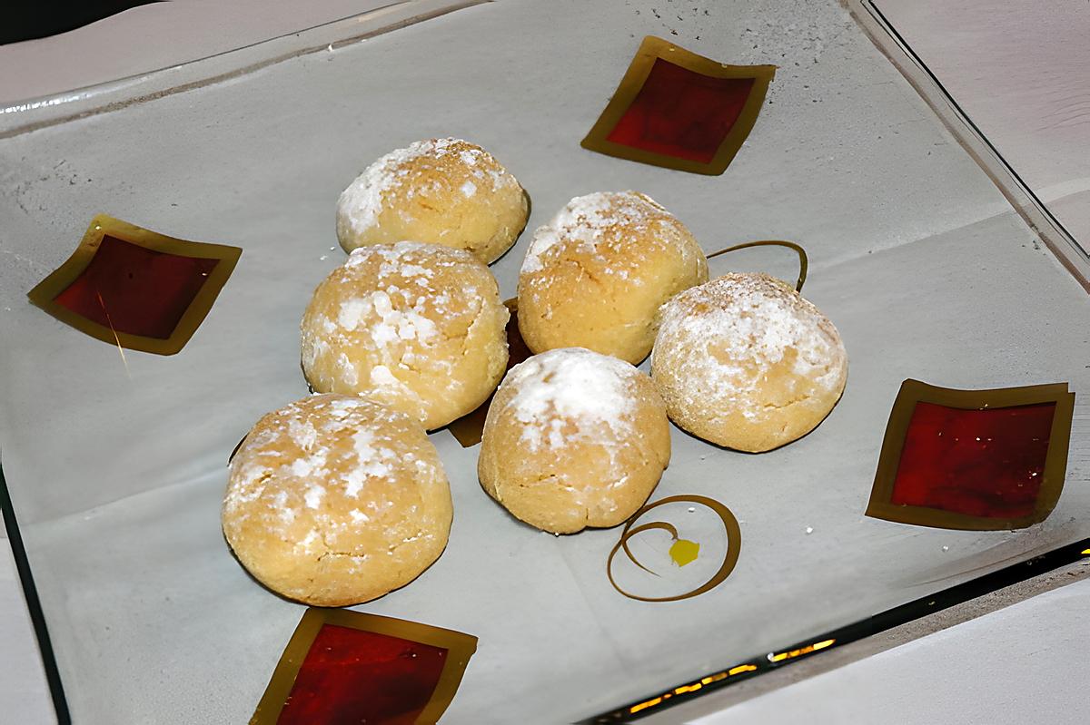 recette Petits gâteaux aux amandes et à l'eau de rose