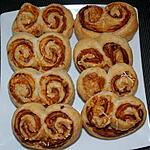 recette petits palmiers au jambon d'ardenne et gruyère (apéro)