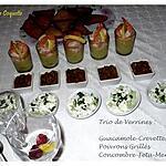recette Trio de verrines salées