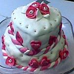 recette Gâteau d'anniversaire fraise chocolat