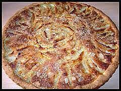 recette tarte aux pommes normandes facile