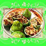 recette Courgettes rondes farcies aux girolles
