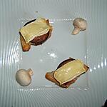 recette tartine d'andouille au camenbert