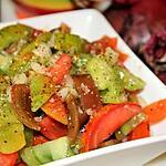 Salade aux 4 tomates