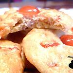 recette Cookies noix de coco et cerises confites