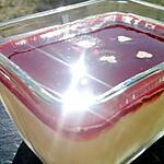 Panna cotta à la vanille et son coulis de framboises