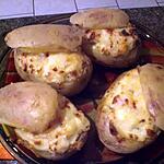 recette Pommes de terre au four aux lardons