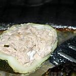 recette Courgettes Rondes Farcies Thon & Fromage de chèvre