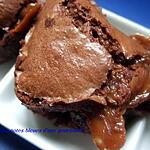 Financiers au chocolat et caramels salés
