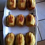 recette Madeleines à la fleur d'Oranger (Cointreau)(Vahiné)