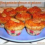recette muffins aux patates douces et pécan