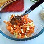 recette Tartare de saumon, pomme, échalotte