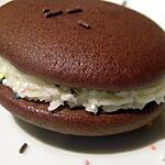 recette Whoopie chocolat-coco