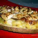 bruschetta sucrée-salée