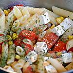 recette Salade de pâtes à la feta rapide