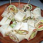 recette wraps saumon fumé et avocat