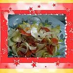 recette Salade d’endives , truite fumée et pignons de pin