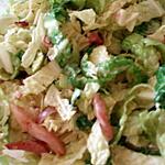 recette Salade de choux vert aux lardons