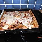 recette pizza aux lardons et crème fraiche