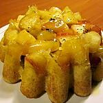 recette GATEAU AU POMMES CARAMELISEES