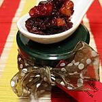 recette Chutney cranberries, raisins, pommes et noix de Pécan