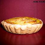 crème-fraiche : recette Tartelette aux pommes et aux éclats d'amande