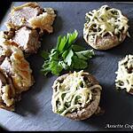 Filet Mignon en Croute et Champignon farci au beurre persillé