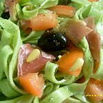 salade : recette salade de tagliatelles au basilic