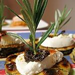 recette Brochettes de chèvre au miel et thym