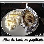 recette Filet de loup en papillotte