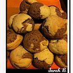 recette Ghribia marbré (Montecaos vanille-choco)