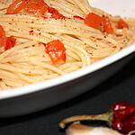 recette Spaghettis à l'ail piquantes