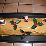 recette Bûche de Noël pâtissière au café de ma fille