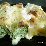 recette cannellonis aux épinards, ricotta et parmesan