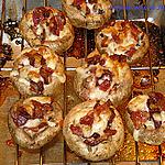 recette Champignons farcient aux bacons et fromage