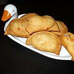 Fromage. : recette Empanadillas caseras... au fromage de chèvre et jambon blanc...( Cocas)...