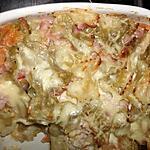 recette gratin de pates / fromage à raclette
