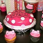 recette Gâteau très girly et son armée de Minnie Mouses - Mon premier gâteau à thème